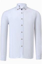 G721 DEWBERRY MEN'S SHIRT-LIGHT WHITE