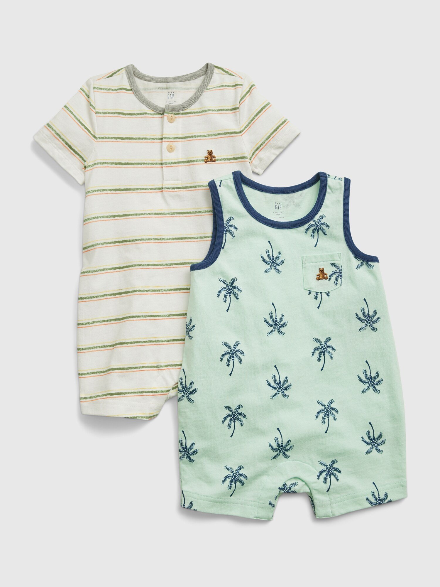 GAP Baby overal, 2 ks shorty one-piece - Kluci