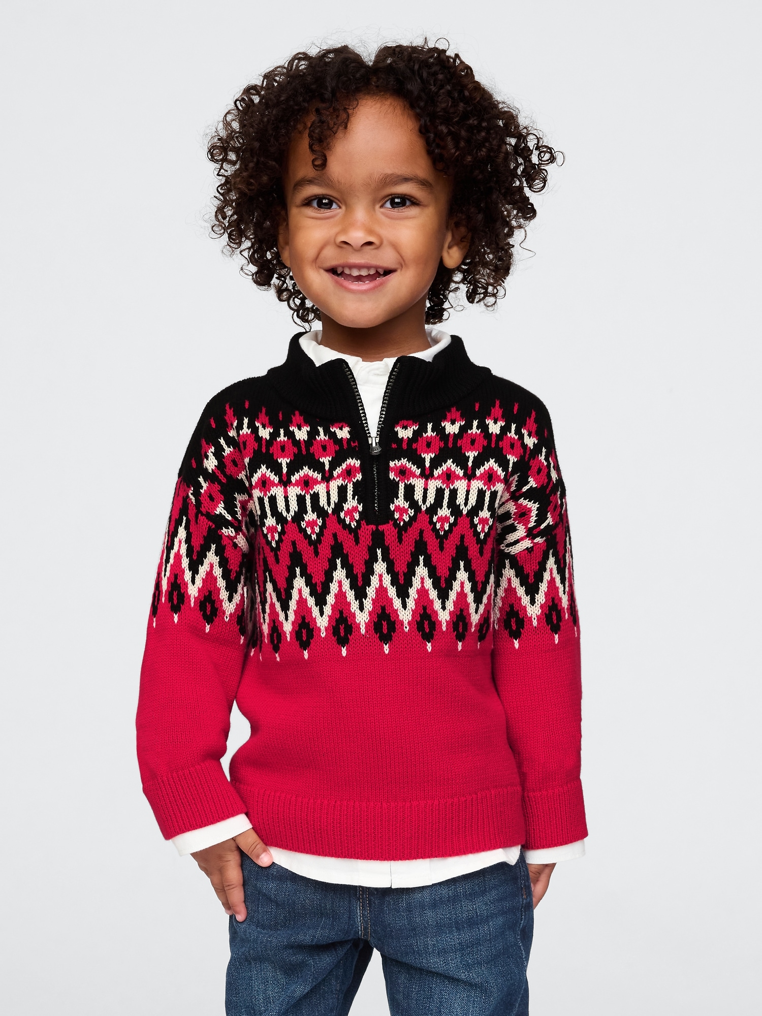 GAP Baby svetr Fair Isle - Kluci