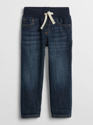 GAP Dětské džíny pull-on slim jeans with Washwell - Kluci