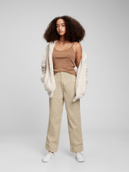 GAP Teen kalhoty chinos khaki - Holky