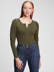 GAP Tričko modern henley - Dámské