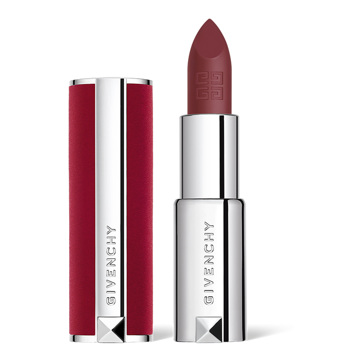 Givenchy Matná rtěnka Deep Velvet (Le Rouge) 3,4 g N38 Grenat Fumé