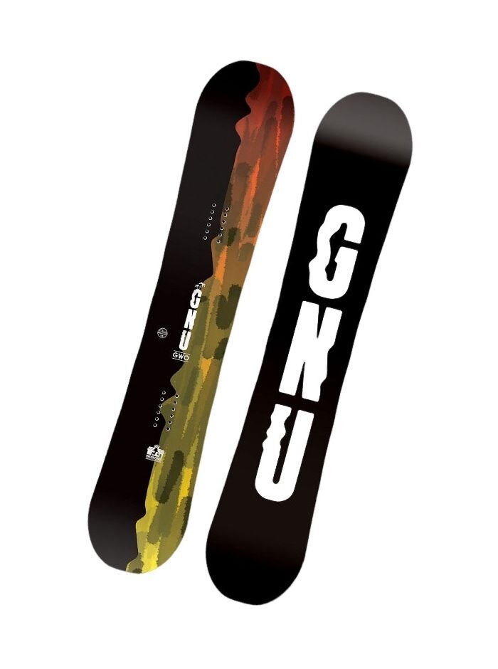 Gnu snowboard Gwo | Mnohobarevná | Velikost snb 159