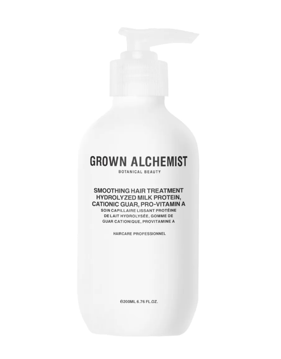 Grown Alchemist Vyhlazující bezoplachová péče na vlasy Hydrolyzed Milk Protein (Smoothing Hair Treatment) 200 ml