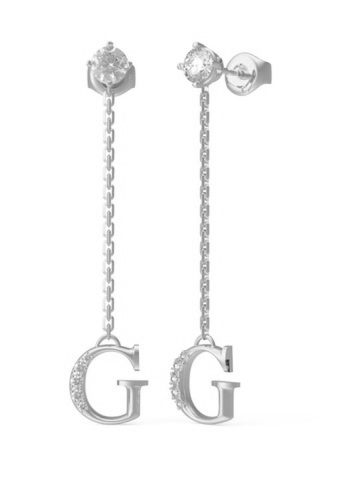 Guess Stylové ocelové náušnice Crystal Harmony JUBE02223JWRHT