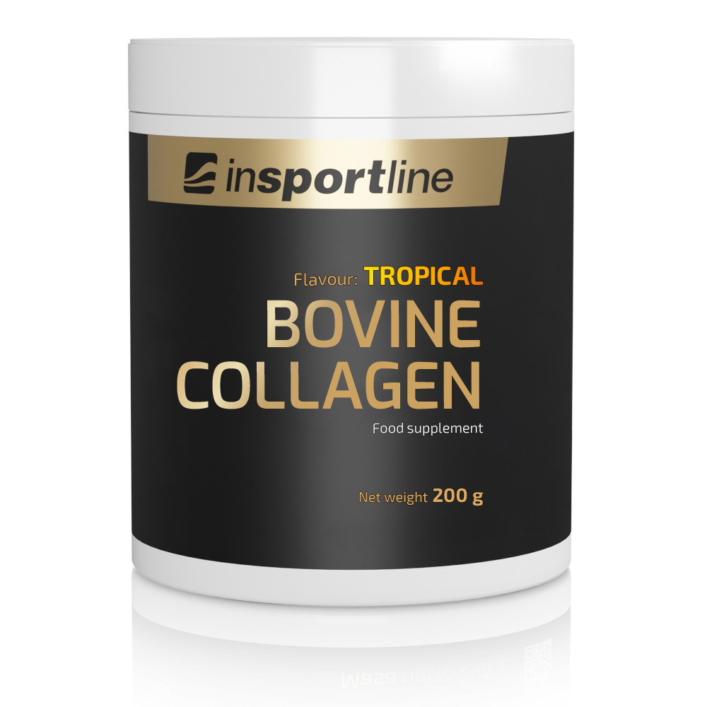 Hovězí kolagen inSPORTline BovineCollagen 200 g  tropické ovoce