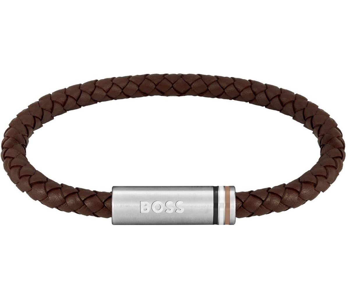 Hugo Boss Stylový kožený náramek Ares Single 1580623