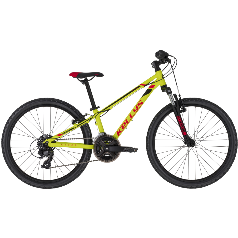 Juniorské kolo KELLYS KITER 50 24" 7.0  Neon Yellow  11" (125-145 cm)