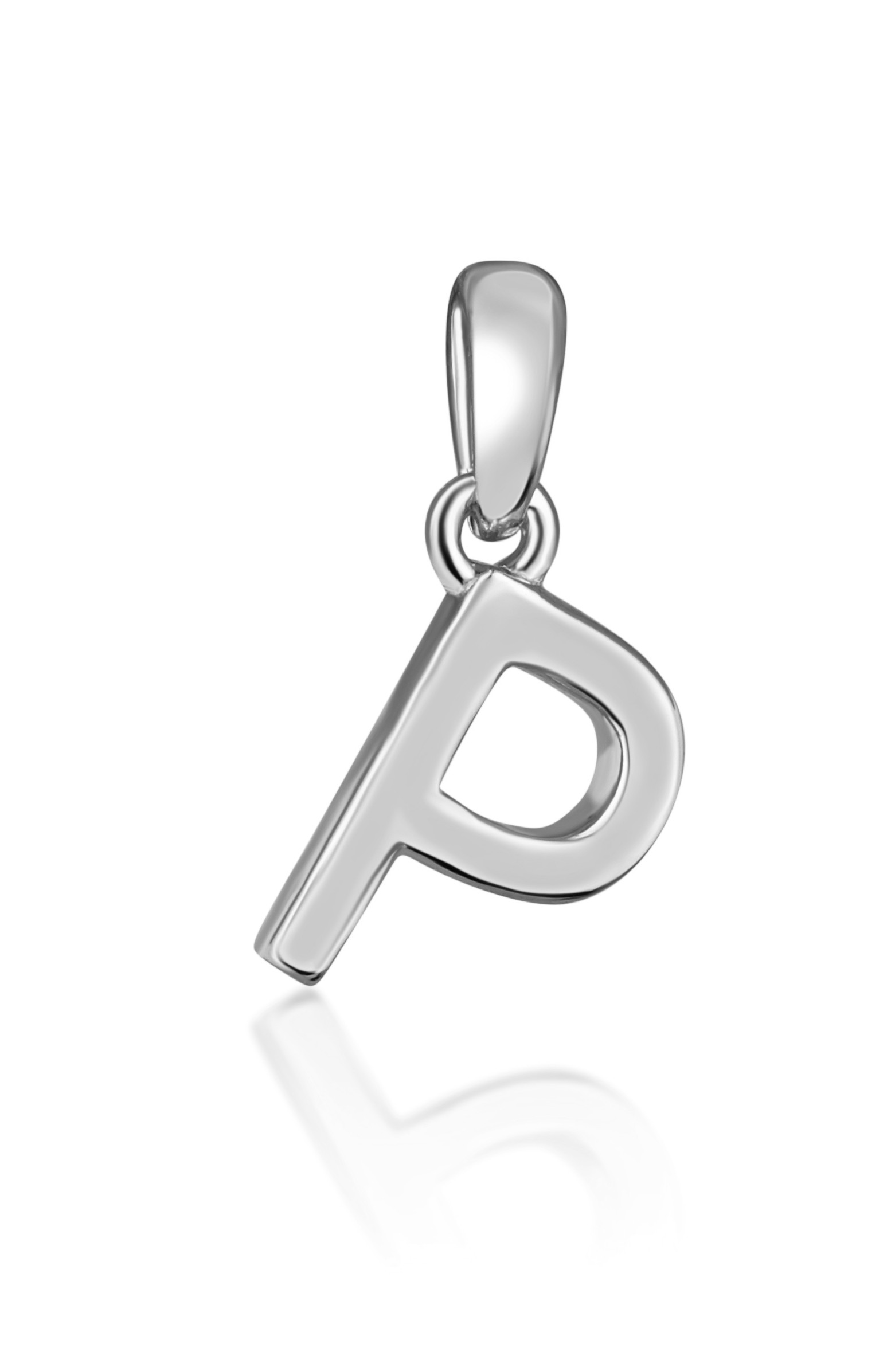 JVD Minimalistický stříbrný přívěsek písmeno "P" SVLP0948XH2000P