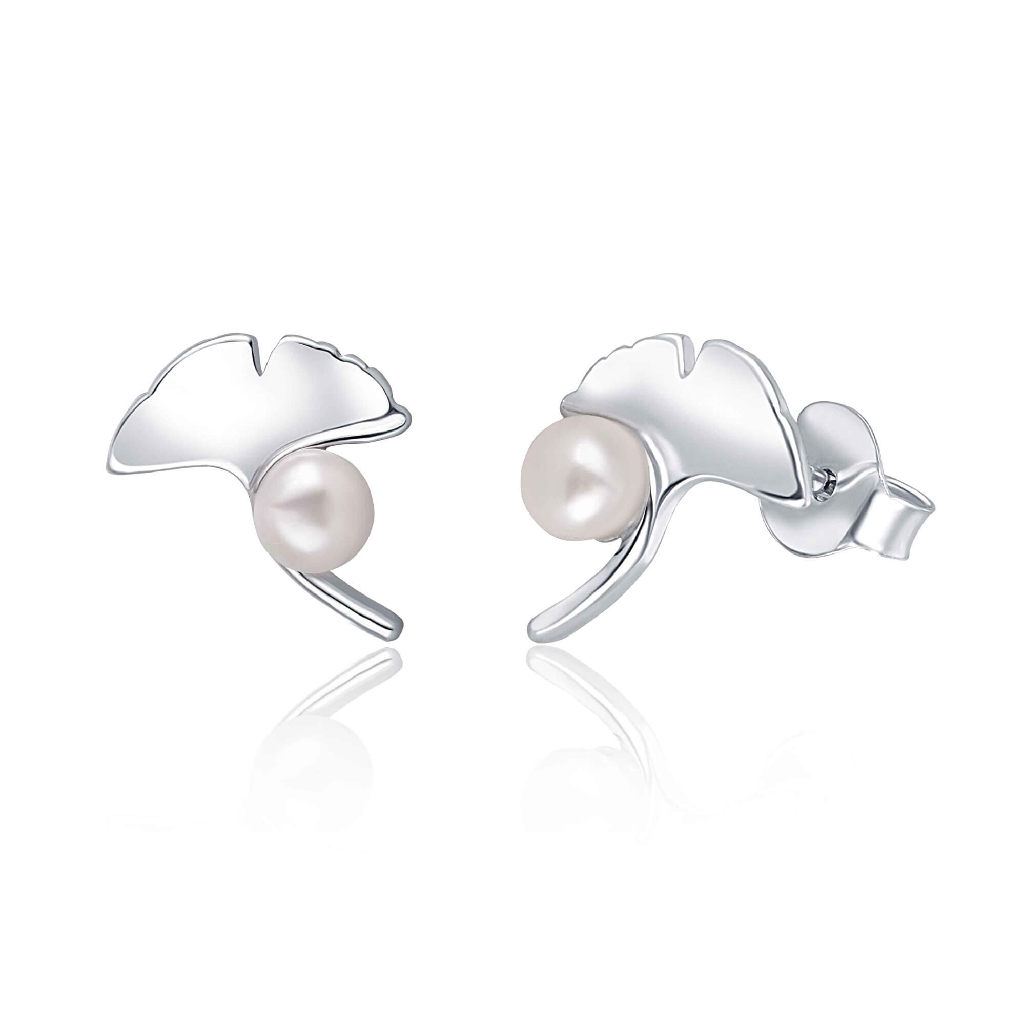 JwL Luxury Pearls Ginkgo perlové náušnice JL0619