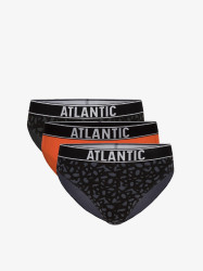 Klasické pánské slipy ATLANTIC 3Pack - vícebarevné