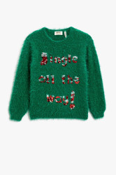 Koton Girls Green Sweater