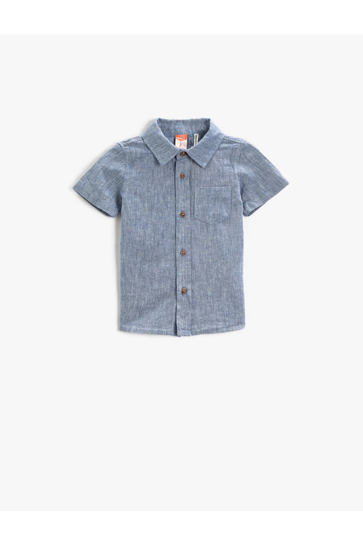 Koton Linen Blend Short Sleeve Shirt