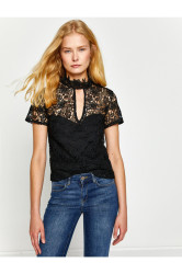 Koton Women's Lace Detailed Blouse