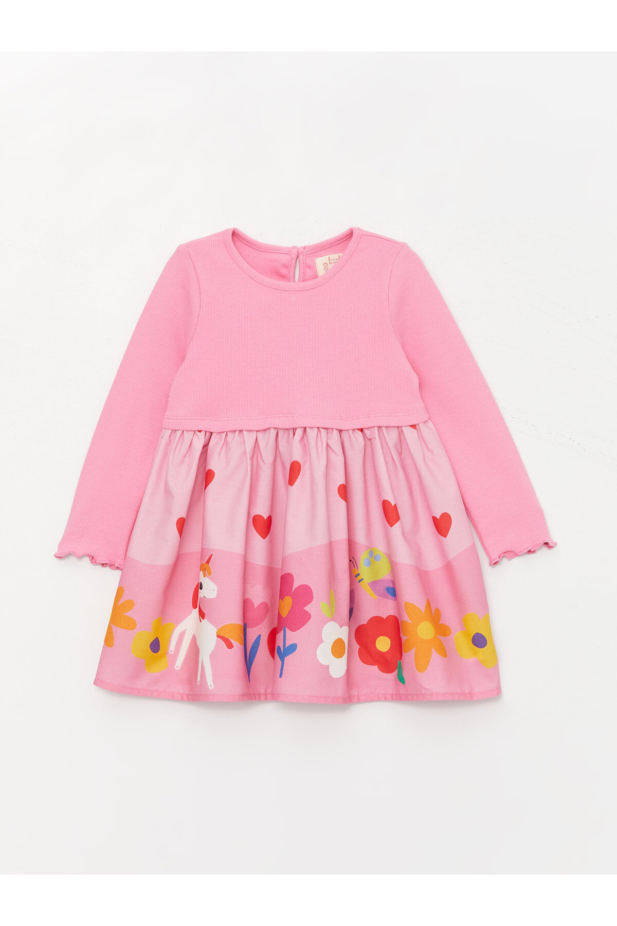 LC Waikiki Crew Neck Baby Girl Dress