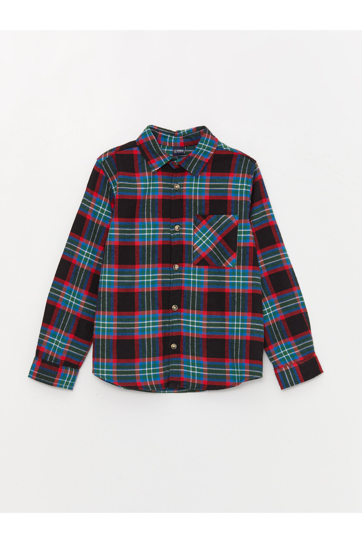 LC Waikiki Plaid Long Sleeve Boy's Shirt