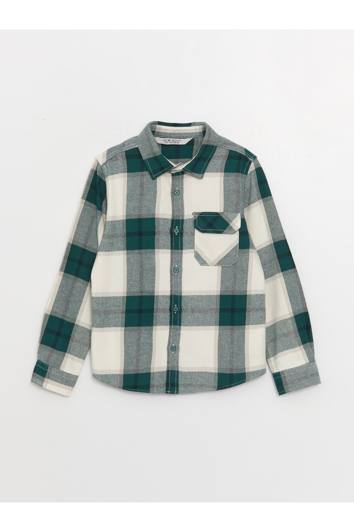 LC Waikiki Plaid Long Sleeve Boy's Shirt