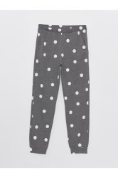 LC Waikiki Polka Dot Women's Jogger Pajama Bottom with Elastic Waist