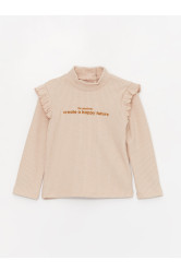 LC Waikiki Turtleneck Long Sleeve Baby Girl T-Shirt