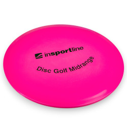 Létající talíř na discgolf inSPORTline Midrange  růžová