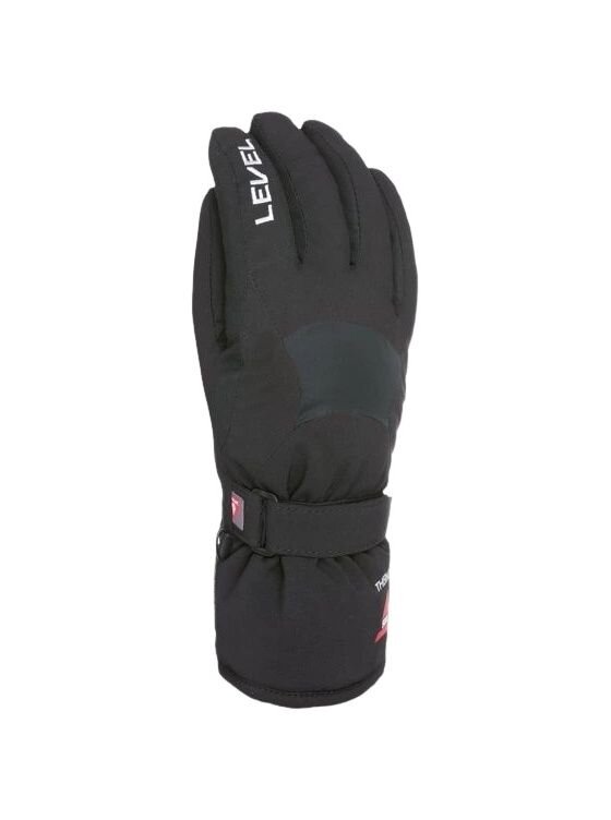 Level dětské rukavice Super Radiator JR Gore-Tex PK Black | Černá | Velikost S