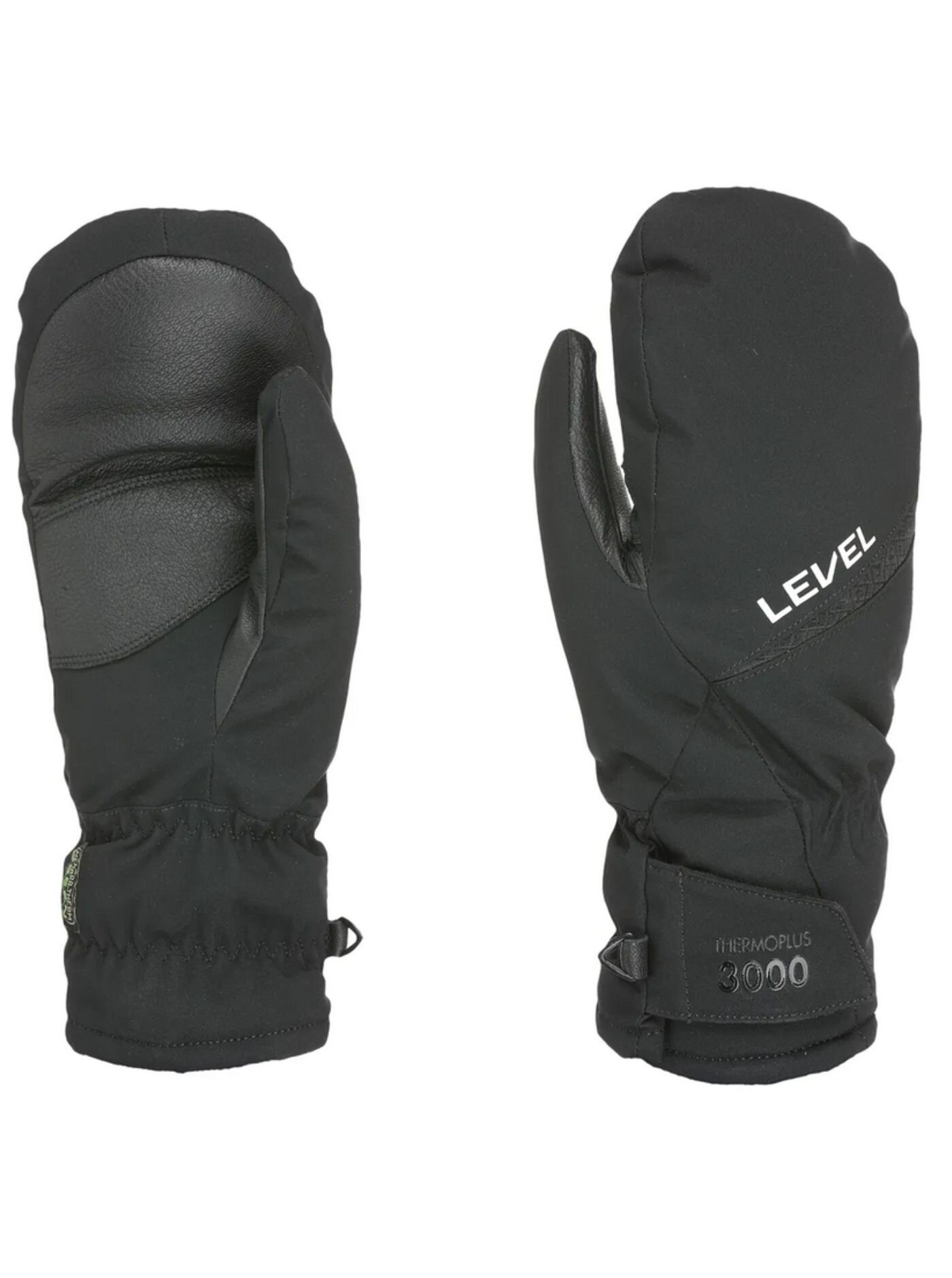 Level pánské rukavice Alpine Mitt Black | Černá | Velikost XXL