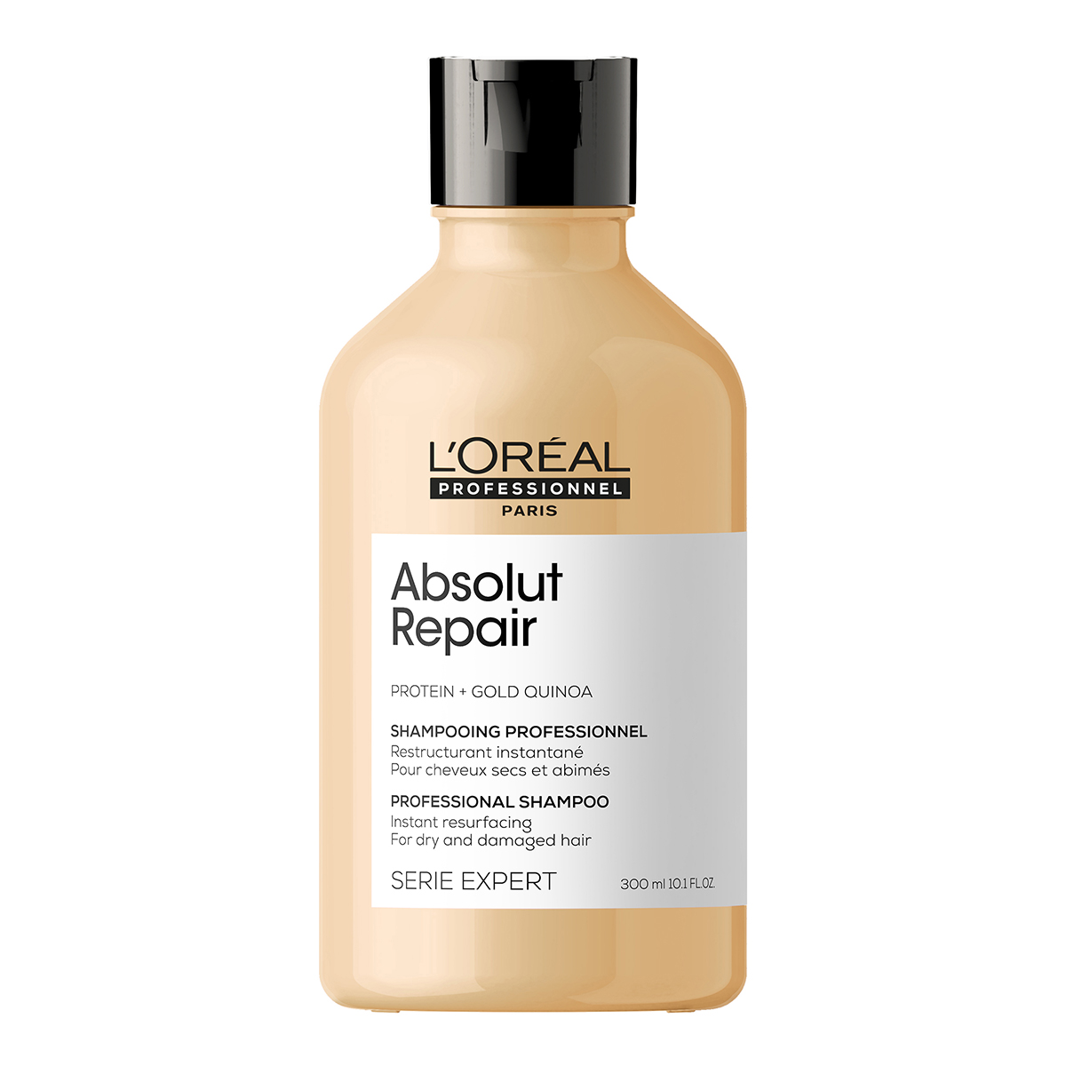 L´Oréal Professionnel Regenerační šampon pro velmi poškozené vlasy Serie Expert Absolut Repair Gold Quinoa + Protein (Instant Resurfacing Shampoo) 300