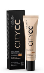 MÁDARA CC krém SPF 15 Medium Citycc (Hyaluronic Anti-Pollution CC Cream) 40 ml