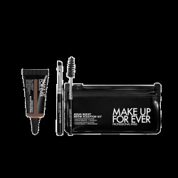 Make Up For Ever Sada pro úpravu obočí Aqua Resist Brow Sculptor Kit 30 Soft Brown