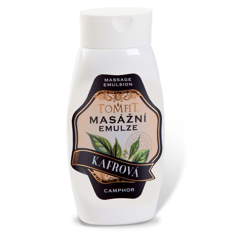 Masážní emulze Tomfit kafrová 250 ml