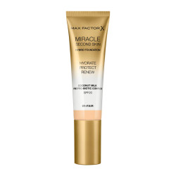 Max Factor Pečující make-up pro přirozený vzhled pleti Miracle Touch Second Skin SPF 20 (Hybrid Foundation) 30 ml 03 Light