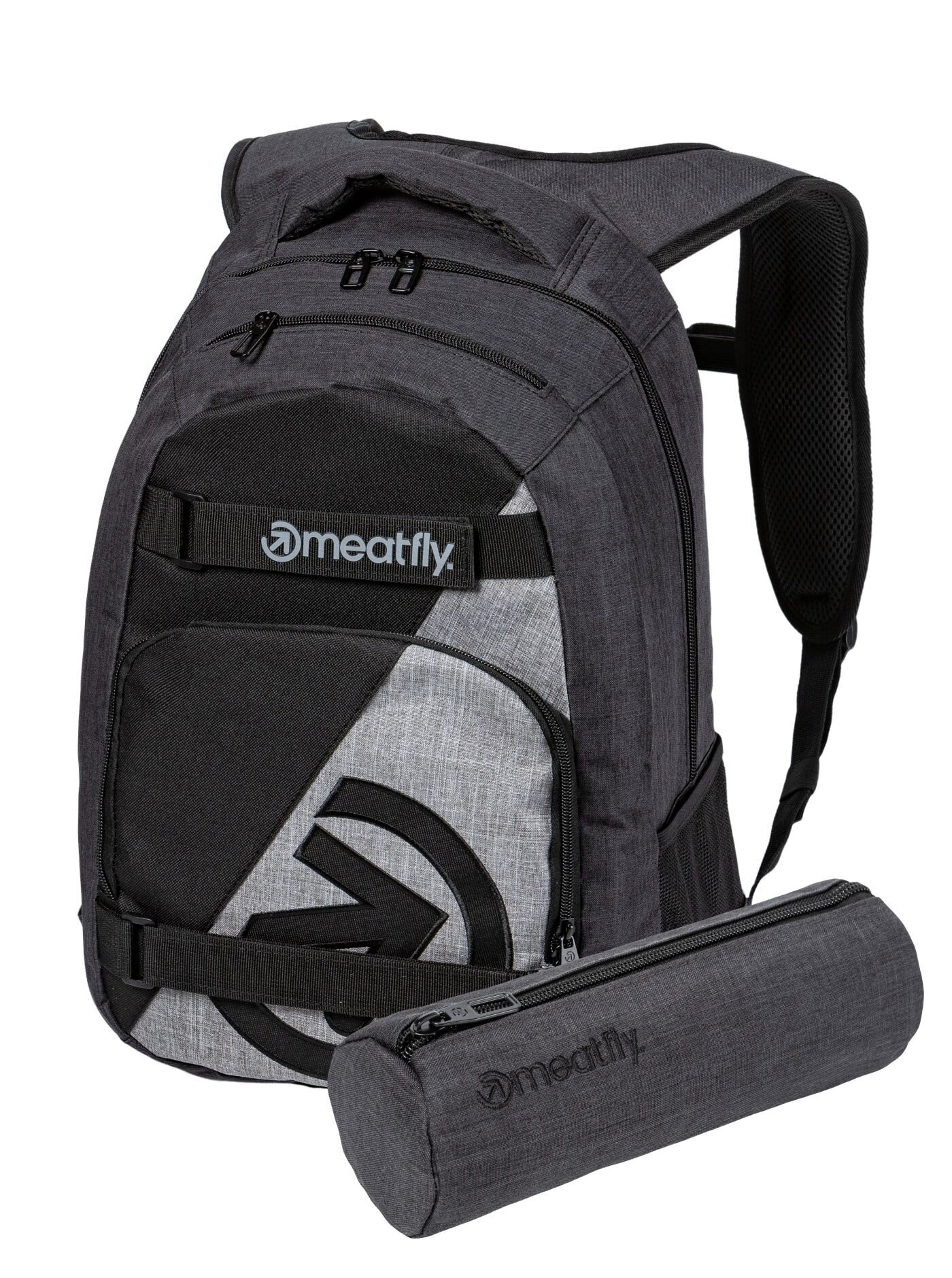 Meatfly batoh Exile Charcoal Heather / Grey Heather 24 L | Šedá | Objem 24 L