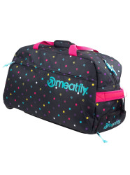 Meatfly cestovní taška Gail Color Dots 42 L | Černá | Objem 42 L