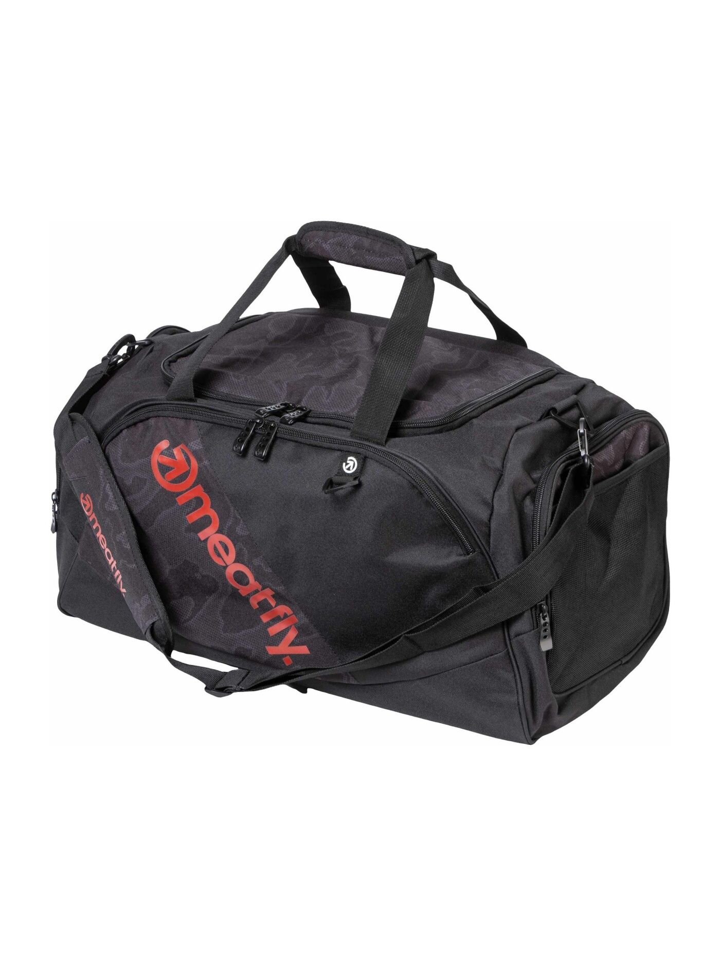 Meatfly cestovní taška Rocky Morph Black | Černá | Objem 30 L