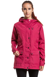 Meatfly dámská street bunda Xita Windbreaker A - Red Rose | Červená | Velikost XS