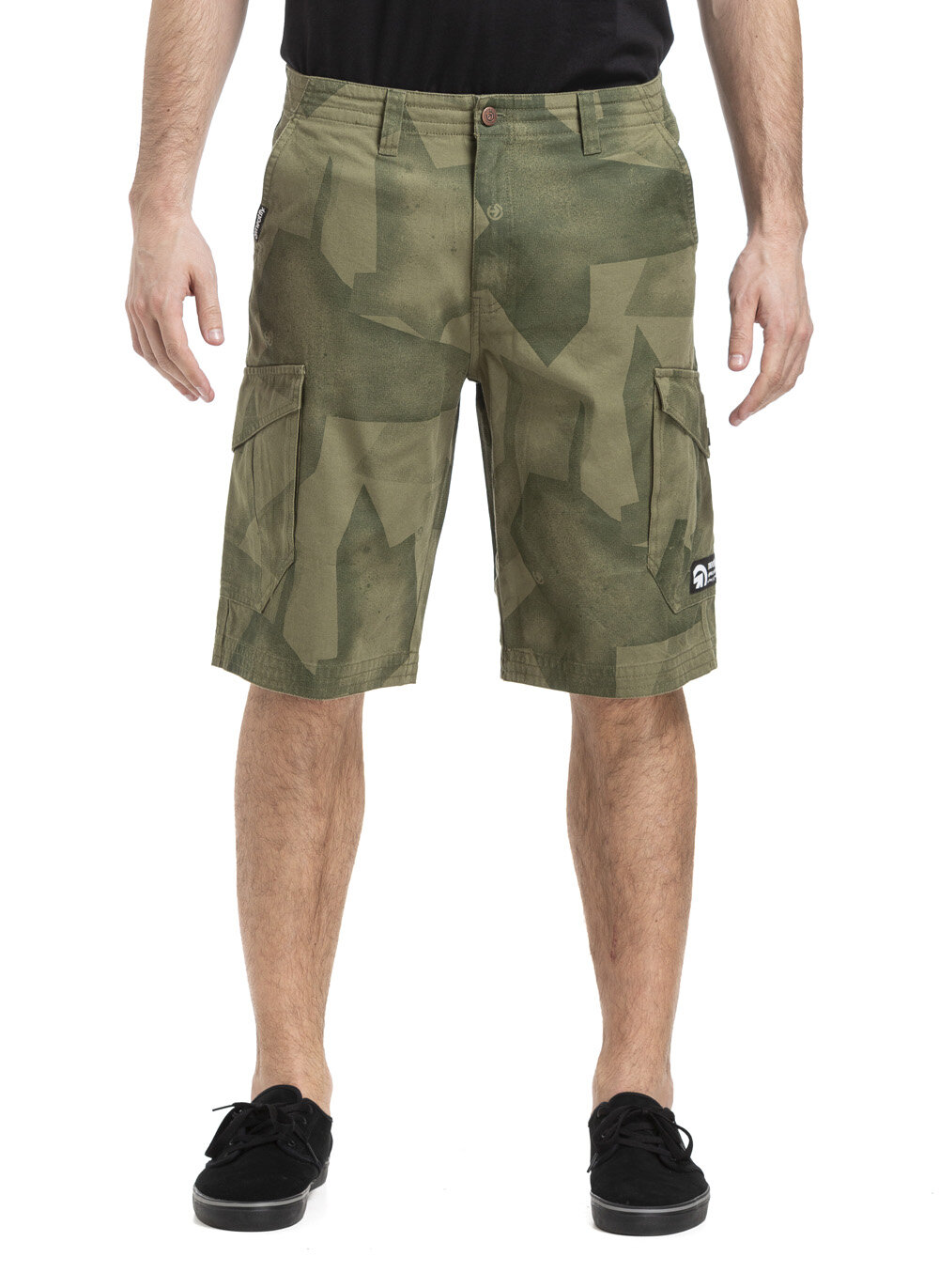 Meatfly Icon 19 Shorts C - Olive Shade Mono | Zelená | Velikost 30