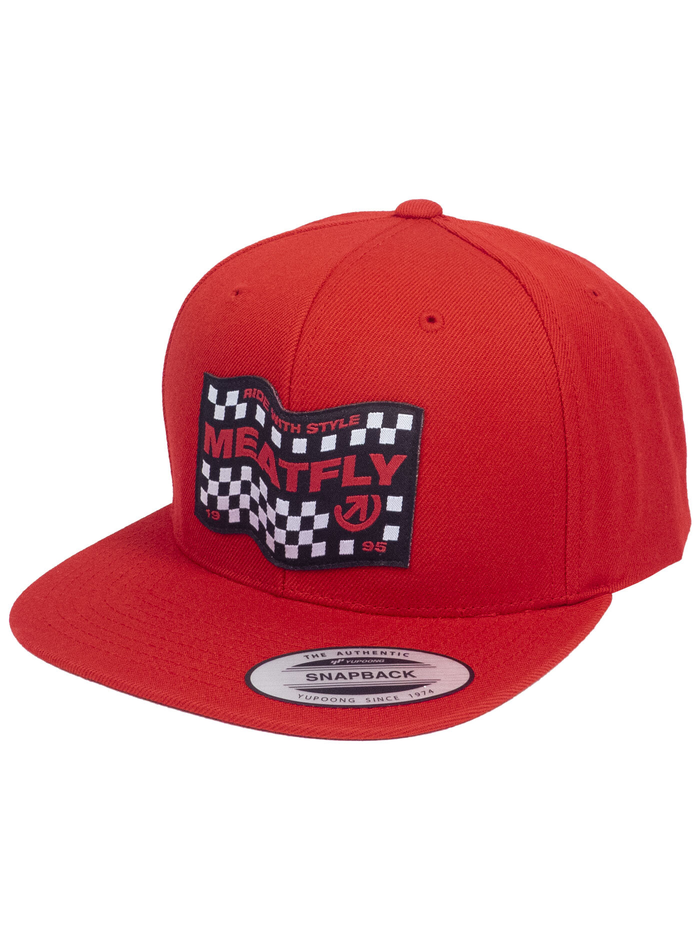 Meatfly kšiltovka Hornet Snapback Red | Červená | Velikost One Size