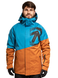 Meatfly pánská SNB & SKI bunda Bang Premium Blue/Brown | Modrá | Velikost XS