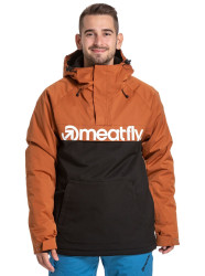 Meatfly pánská SNB & SKI bunda Slinger Premium Brown/Black | Hnědá | Velikost XS