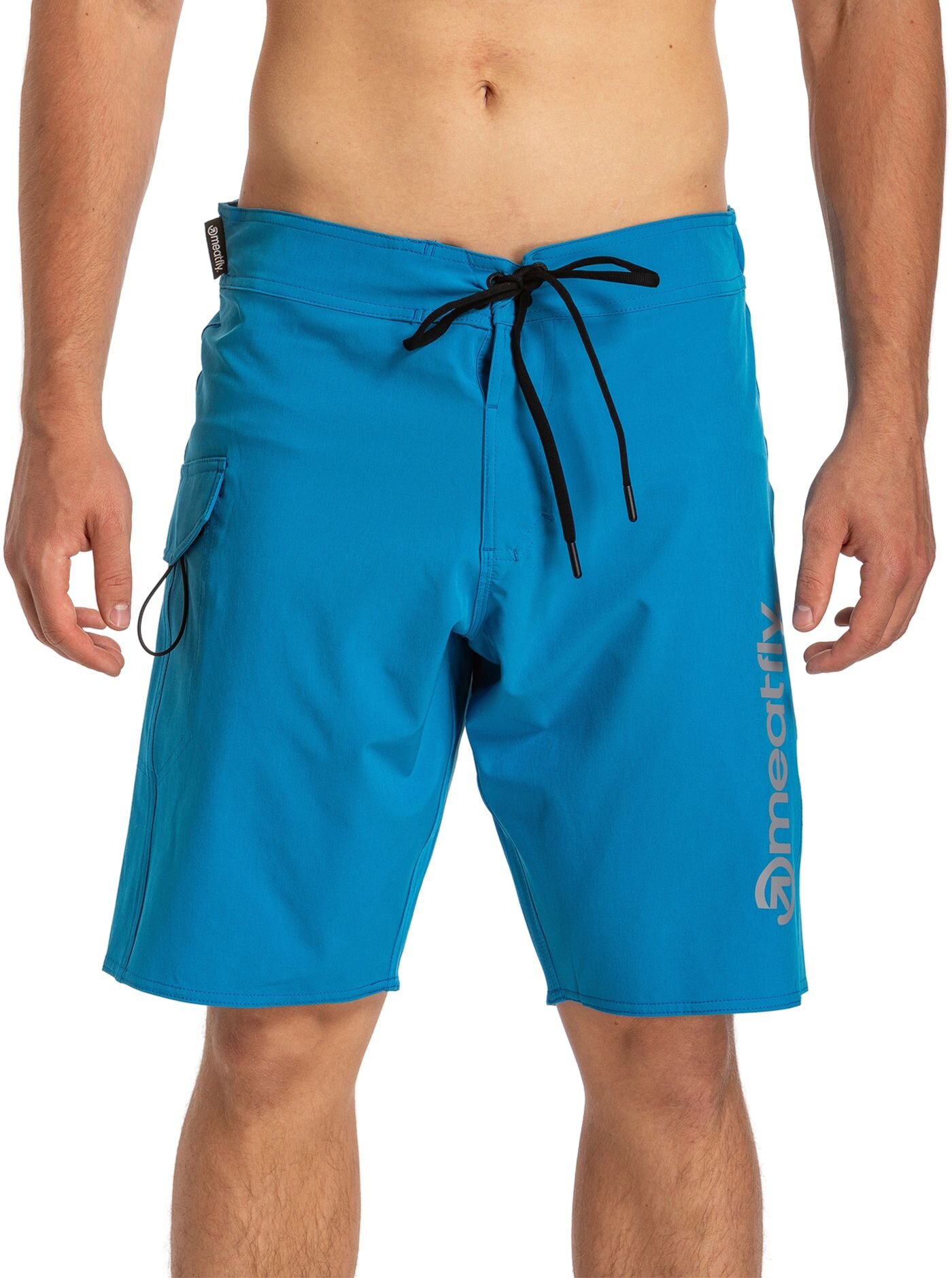 Meatfly pánské plavky Mitch Boardshorts 21" Blue | Modrá | Velikost S