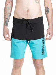 Meatfly pánské plavky Mitch Boardshorts 21" Mint / Black | Modrá | Velikost S