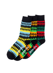 Meatfly ponožky Triangle Socks Triple Pack | Mnohobarevná | Velikost S/M