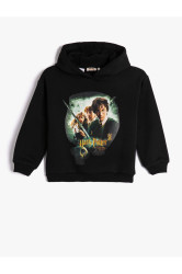 Mikina s kapucí Koton Harry Potter Licencovaná mikina s dlouhým rukávem