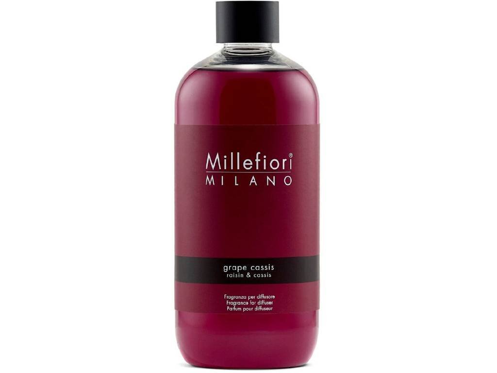 Millefiori Milano Náhradní náplň do aroma difuzéru Natural Hrozny a černý rybíz 500 ml