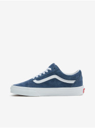 Modré dámské semišové tenisky VANS Old Skool - Dámské