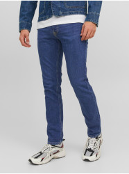 Modré pánské slim fit džíny Jack & Jones Tim - Pánské