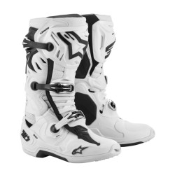 Moto boty Alpinestars Tech 10 Supervented perforované bílá  40,5