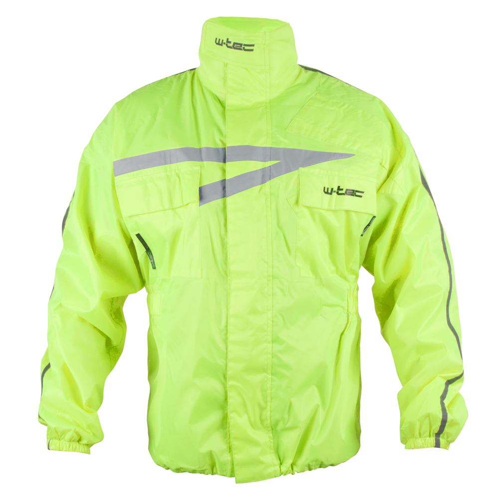 Moto pláštěnka W-TEC Rainy  fluo žlutá  XS