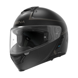 Moto přilba SENA Impulse s integrovaným Mesh headsetem Matt Black  matně černá  M (57-58)